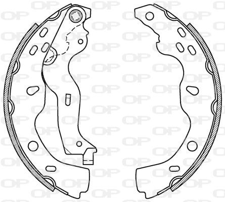 OPEN PARTS Jarrukenkäsarja BSA2126.00